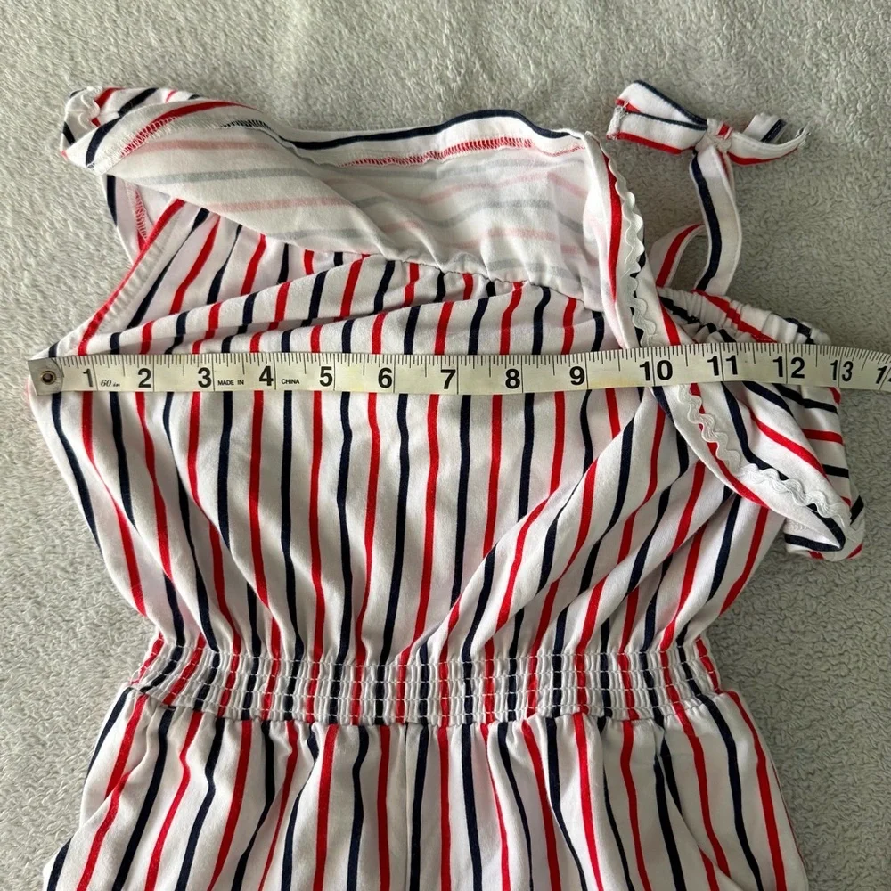 Janie and Jack | Red White & You Stripe Romper | 4